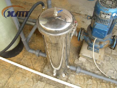 Precision filter for drinking water treatment plant