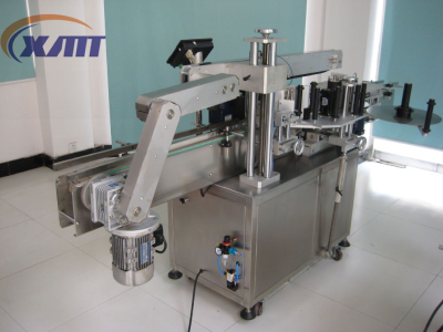 Automatic double side self adhesive label machine