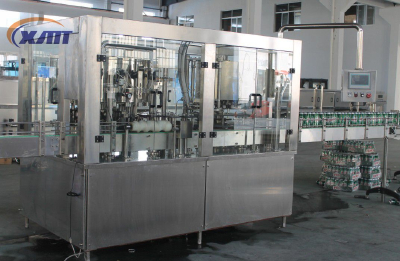 8000 cph automatic juice/source/drink tin can filling machine