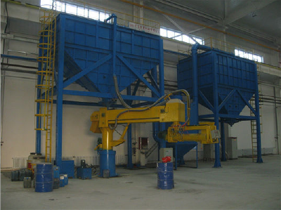 Resin coated sand mixing machine