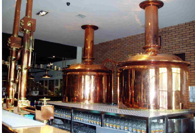 Medium sized beer factory equipment