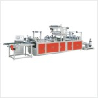 Plastic bag cover machine