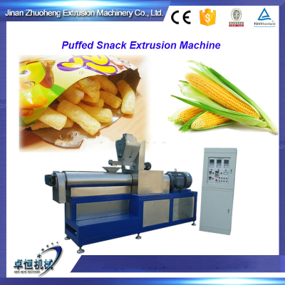 Bakery corn puffs snack facility