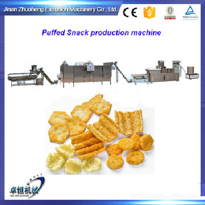 Fried expanded snack processing line