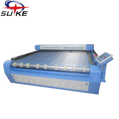 Fabric and leather cutting auto feeding laser engraving machine