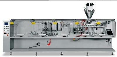 R-180D fully automatic double out of the packaging machine (milk powder,health care products)