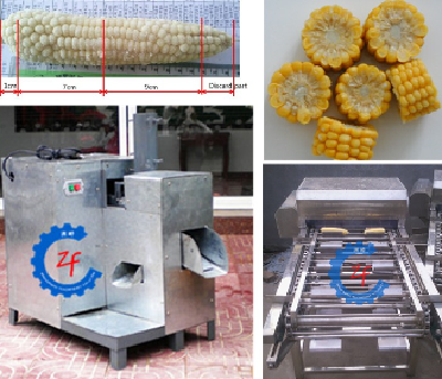 Sweet fresh corn cutting cutter machine