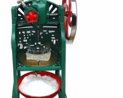 Block ice cursher machine