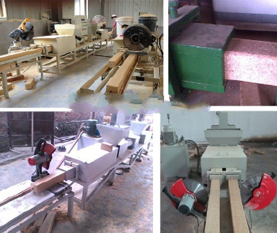 Wood pallet press machine