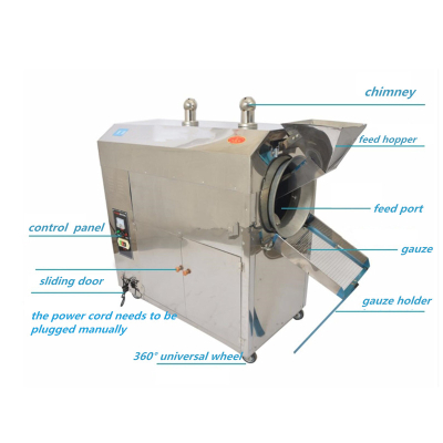 "New type sunflower seeds almonds nut roasting/ roaster/ frying machine