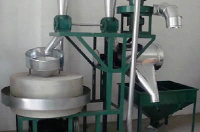 Automatic stone flour machine