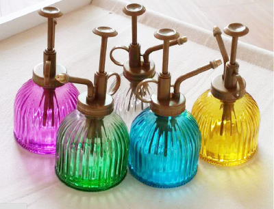Retro glass watering pot Watering pot watering can gardening tools Glassshowers watering can