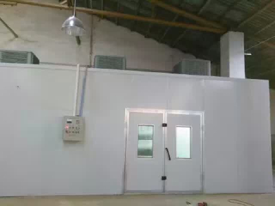 Environmental protection paint room