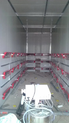 Electric heating high temperature baking room
