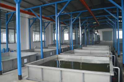 Electrostatic coating assembly line