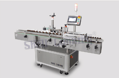 Vertical round bottle labeling machine