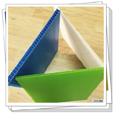 High quality pp hollow plastic sheet with ISO,SGS certificate