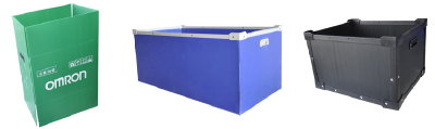 custom  pp twin wall plastic boxes foldable
