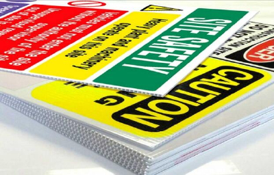 Eco-friendly pp fluted plastic sign board  with ISO,FDA certificate