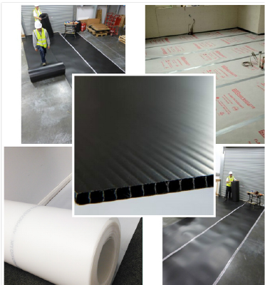 Eco-friendly pp coreflute plastic floor protection