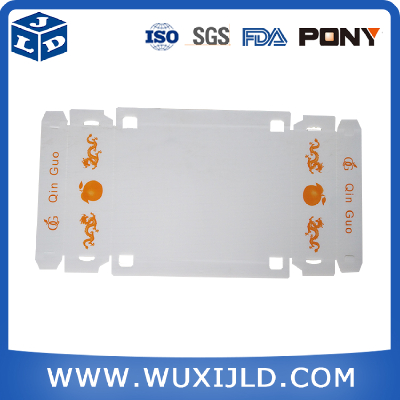 polypropylene plastic flute packing box for fruit
