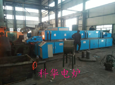 Single station medium frequency induction furnace