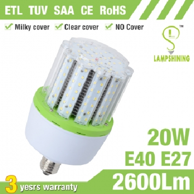 20W ETL TUV SAA PC Cover LED Corn Bulbs