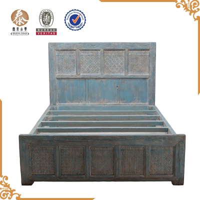 high grade chinese antique bedroom furniture with bed
