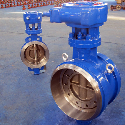 Birectional butt welding butterfly valve for gas pipeline