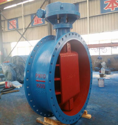 Gear box pipenet eccentric butterfly valve for water