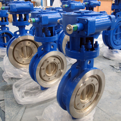 Carbon steel body trim 304 stainless steel butterfly valve