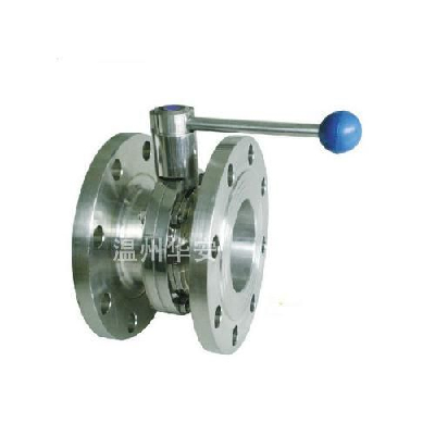 304/316 grade health stainless steel flange butterfly valve