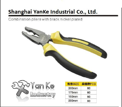 combination pliers with black nickel plated