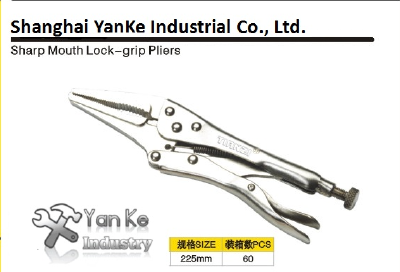 Sharp mouth Lock-Grip pliers