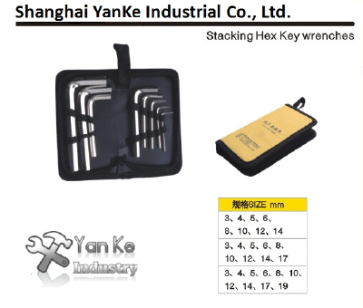 Stacking Hex key wrenches