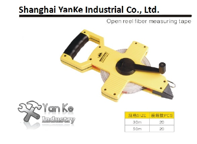 Open reel fiber measuring Tape