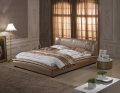 simple modern furnitures bedroom with led lighting soft bed