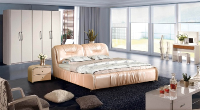 High Quality Soft Bed With Stainless Steel Hem Headboard FromProfessional Manufactory