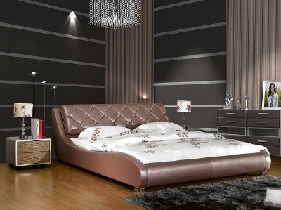High Quality Soft Bed With Stainless Steel Hem HeadboardFromProfessional Manufactory