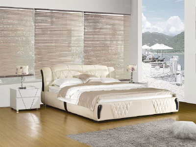 High Quality Soft Bed With Stainless Steel Hem HeadboardFromProfessional Manufactory