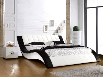 High Quality Tufted Queen Size Upholstered Bed, Modern Soft Bed Furniture