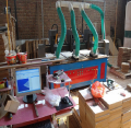 Woodworking engraving machine