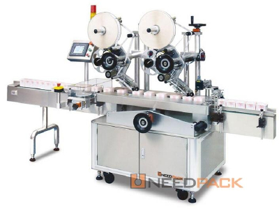 Double header high precision plane labeling machine