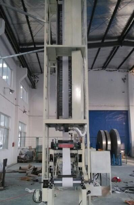 A vertical oven foil coating machine anilox coating head vertical ovensmall aluminum foil glue coating machine