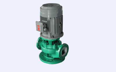 Fluorine plastic vertical pipeline pump