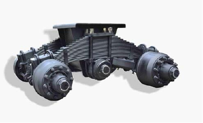 High mounting spoke type bogie