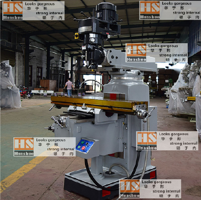  Hot selling 3 turret milling machine with great price 3HP turretmilling machine with low price