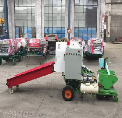 Automatic silage baler machine