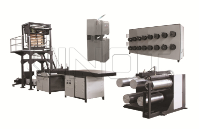 Horizontal Plastic Spliting Film Making Machine