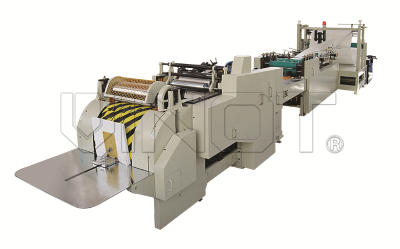 Roll Feeding Square Bottom Paper Bag Making Machine